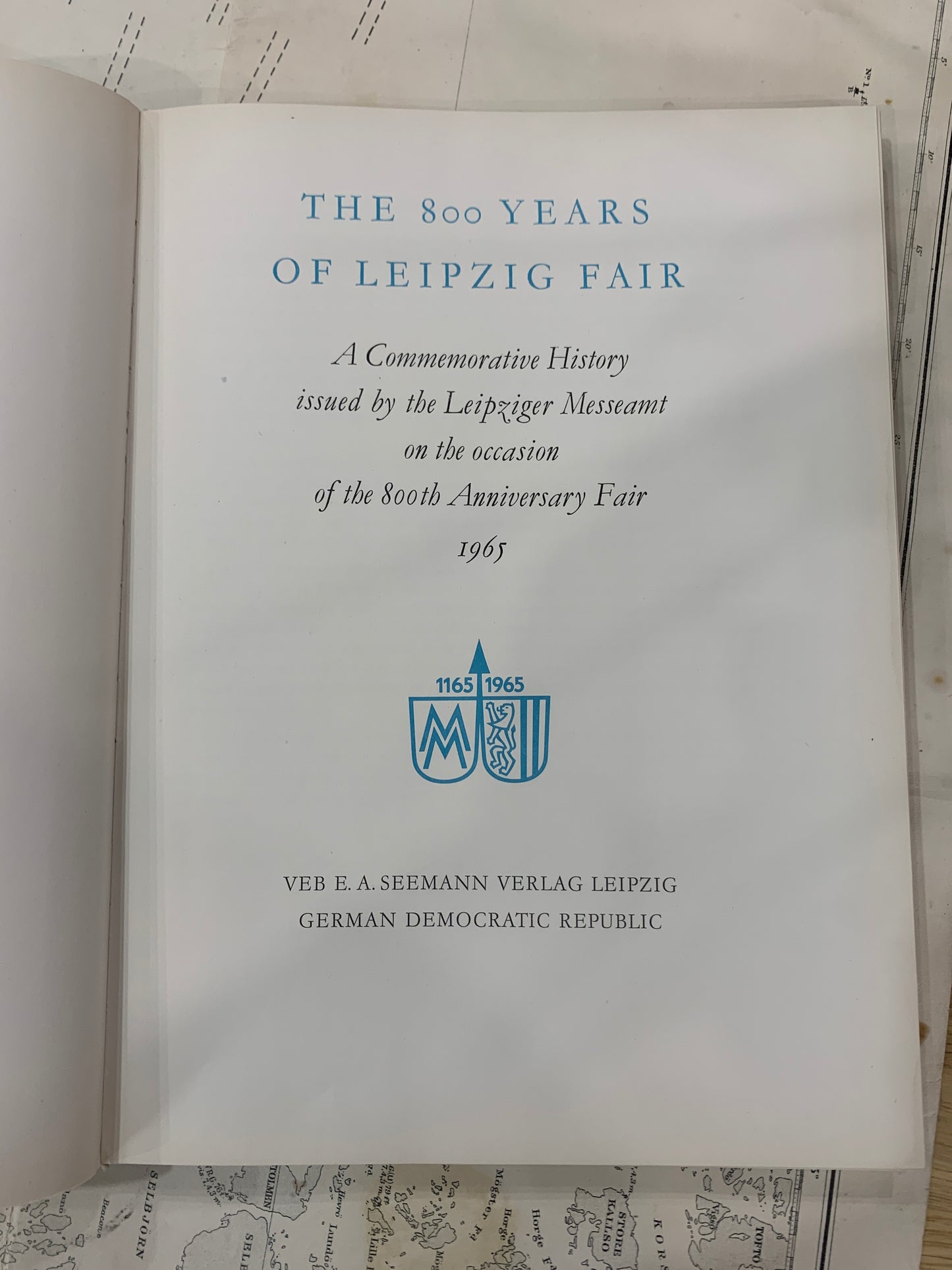 800 Years of Leipzig Fair 1165-1965